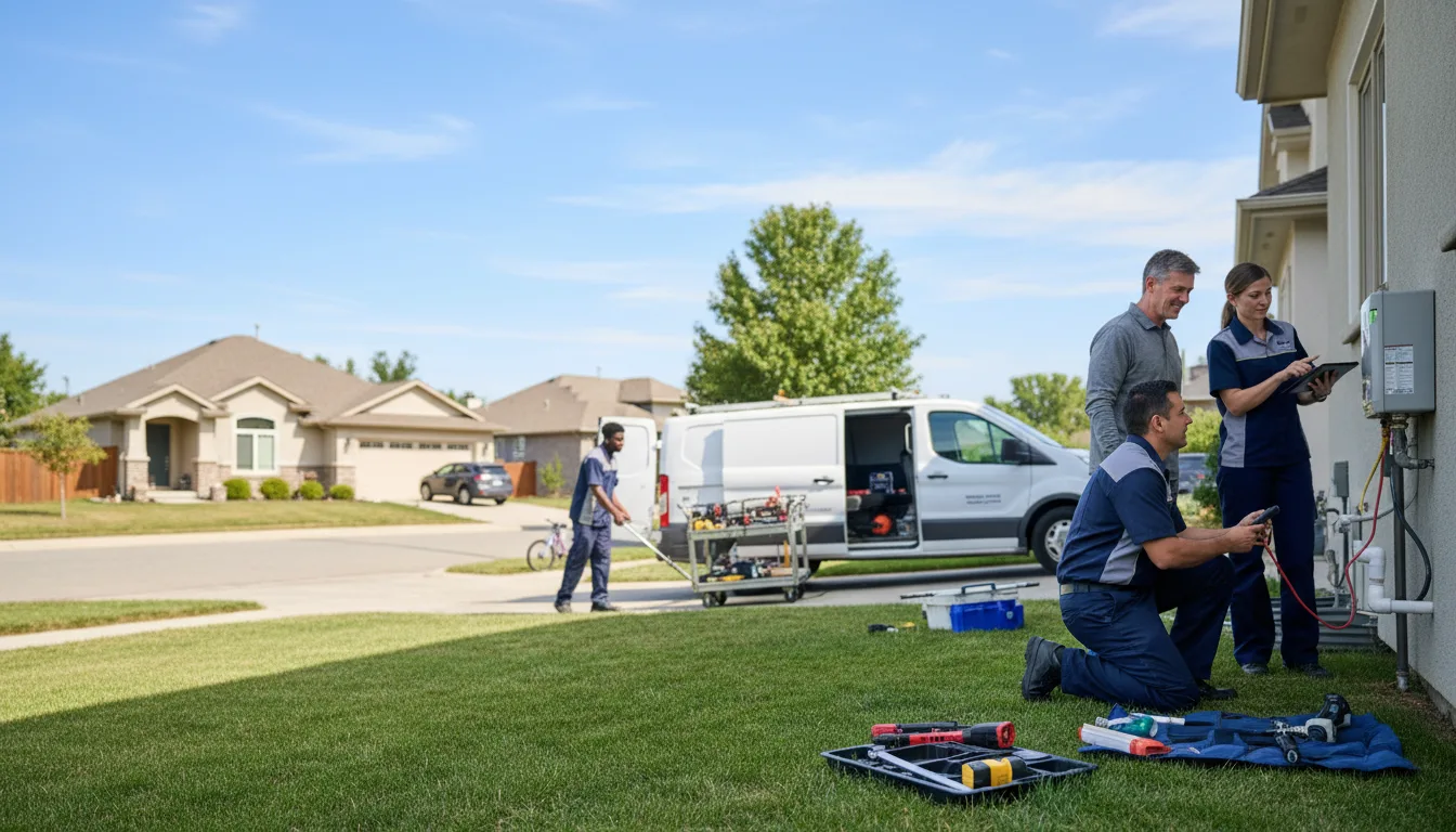 Tankless water heater service in Palmyra, IN